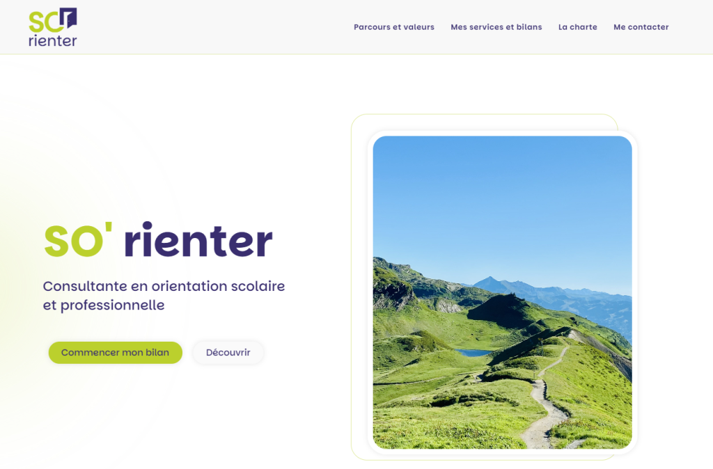 Agence web Haute-Savoie, freelance création de site internet, So'rienter site internet